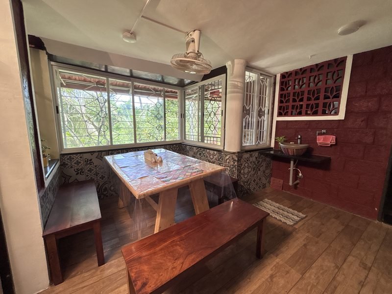 The dining nook